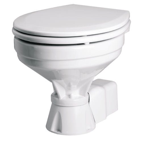 Johnson Pump Aquat Silent-Electric Toilette, 24v/7a, Komfortable Sch&uuml;ssel - 66804723202 02 - 66804723202