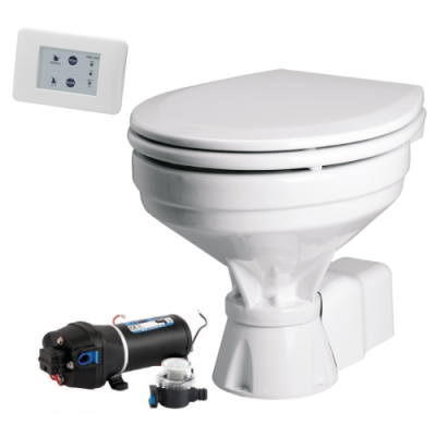 Johnson Pump Aquat Silent-Electric Toilette, 24v/7a, Komfortable Sch&uuml;ssel - 66804723202 1 - 66804723202