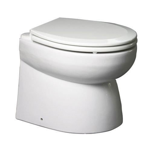 Johnson Pump Aquat Silent Premium-Electric Toilette, Niedriges, Gerades Modell, 24v/10a, 385x365x455mm - 66804723302 72dpi - 66804723302