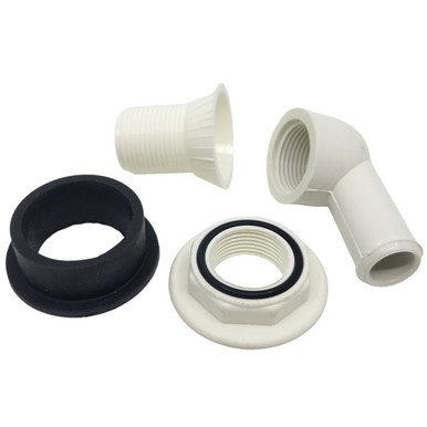 Johnson Pump Einlaufbogen Mit Dichtung F&uuml;r Toilette Johnson Compact Modell - 66814724601 - 66814724601