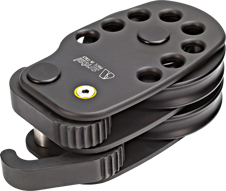 Antal Aluminium Doppelt Deckblock Mit Feder Stopper, &Oslash;80mm, Scheibe F&uuml;r &Oslash;6-14mm Leine, Arbeitslast 1000kg, Links - 852080 1 - 852080/L