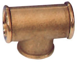 Messing T-St&uuml;ck Mit Innengewinde, 1/8" - 9000130a - 9000130-
