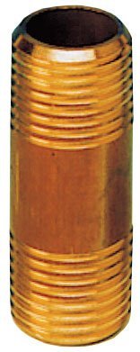 Messing Verl&auml;ngerung, 3/8"X80mm, 2-Seiten Au&szlig;engewinde - 9000530b 80 - 9000530B-80