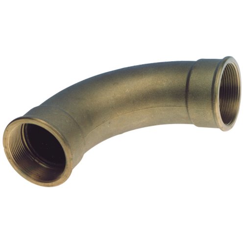 Messing 90&deg; Kr&uuml;mmer, 1-1/4", Innengewinde - 9001002f - 9001002F