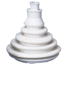 Kabeldurchf&uuml;hrung/Balge Ohne Montagering, Bohrloch &Oslash;70mm, H=109mm, Wei&szlig; - 9001066w 1 - 9001066/W