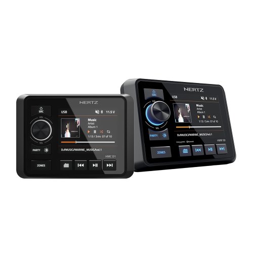 Hertz HMR 50 - FM/USB/BT 4x50 Watt, 3 Zonen, Set mit HMC D1/HMA C1306 - 900380000b hertz hmr50 bundle - 900380000B