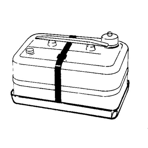 Gummi Montagekasten F&uuml;r Batteriek&auml;sten Und Kraftstofftanks, Inklusive Befestigungsgurt - 9004476 1 - 9004476
