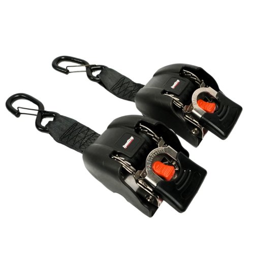 Speedstrap Edelstahl-Spanngurte, automatisch aufrollbar, mit Snap S-Haken (2er-Pack) - 900631000 01 - 900631000
