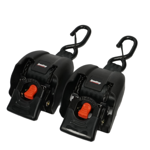 Speedstrap Stahl-Spanngurte, automatisch aufrollbar, mit Snap S-Haken (2er-Pack) - 900631001 2 - 900631001