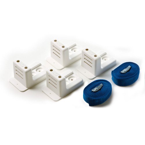 White Fixing Kit With Brackets And Belts - 9008284 - 9008284