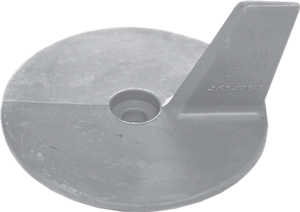 Zinkanode Yamaha-/Honda Aussenborder, Cutdown Skeg (Oem 664-45371-01) - 9017100 - 9017100