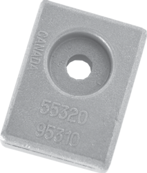 Magnesium Anode Suzuki Ausenborder, Small Block (Oem 55320-95310) - 9017132m - 9017132M