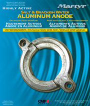 Zinkanode Kit, Yanmar Sd20/30/31/40/50 & 60 Saildrive - 9017518 - 9017518