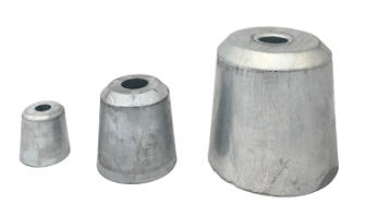 Propeller Mutter Anode Aluminium F&uuml;r Welle &Oslash;35mm - 9017835a - 9017835A