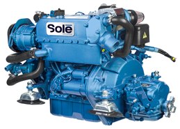 Sol&eacute; Schiffsdiesel Mini 55 Turbo Mit Technodrive Seaprop Saildrive, R=2.15:1 - 9022209 - 9022209
