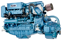 Sol&eacute; Schiffsdiesel Sdz 280 Turbo & Intercooler, Mit Technodrive Wendegetriebe Tm265a, R=2.09:1 - 9022286 - 9022286