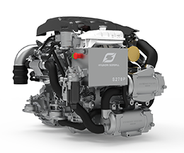 Hyundai Schiffsdiesel S270p Turbo & Intercooler, Mit Technodrive Wendegetriebe Tm170, Untersetzung 2.04:1 - 9023291 - 9023291