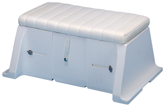 In Der Breite Verstellbare Polyethylen Sitzbank Mit Kissen - 9038207 1 - 9038207