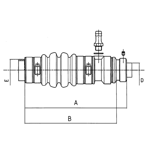 Tmf Axial Propellerwellenabdichtung (Gleitringabdichtung), F&uuml;r Propellerwelle &Oslash;25mm - 9040125 01 - 9040125