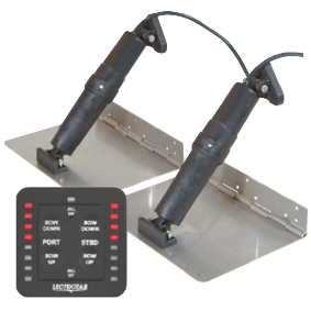 Elektrisches Trimmklappensystem, 9"X12", 12v (Boot 16'-26'/5-7,5m) - 90470912m - 90470912/M