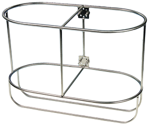 Niro Fenderkorb, Gerades Modell F&uuml;r 2 Fender, A=475mm, B=320mm (Comet 4) - 9048741 - 9048741