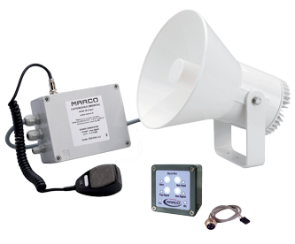 Wassergesch&uuml;tzter (Ip67) Schallsignalanleige 12v Mit Niro Halter + Zulassung - 905082 - 905082