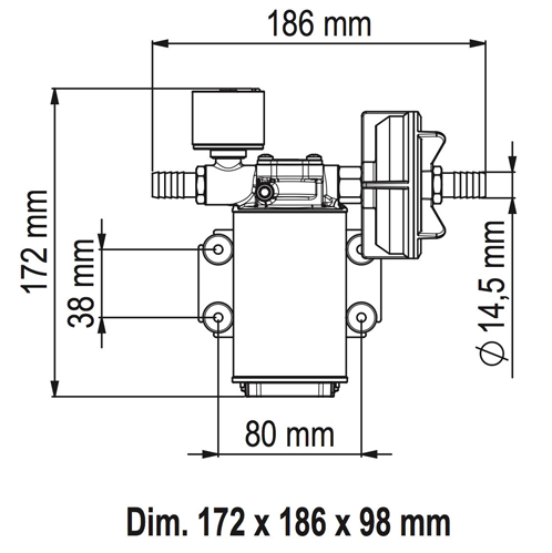 Wasserdrucksystem All3/E, 12/24v - 906170 1 - 906170