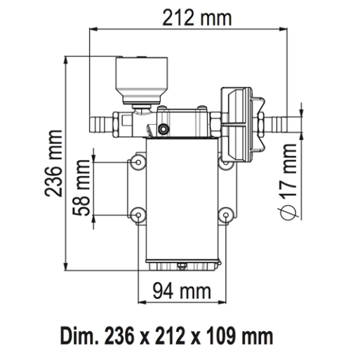 Wasserdrucksystem All6/E, 12/24v - 906175 1 - 906175