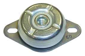 Equi-Frequency Motorlager, 50&deg; Shore, Gewinde M8, Abm. 85x54x25mm, Max. 400n (Steifheit 90n/Mm) - 9063099 - 9063099