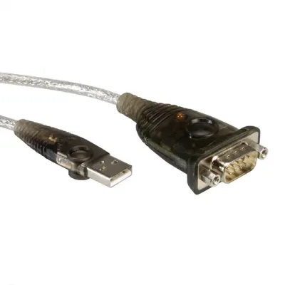USB-A auf 9-poliges SUB-D (m) RS232-Adapterkabel f&uuml;r NHK-Setting Tool-Kabelbaum, KE-XG, L=0,35m - 9064600 - 9064600