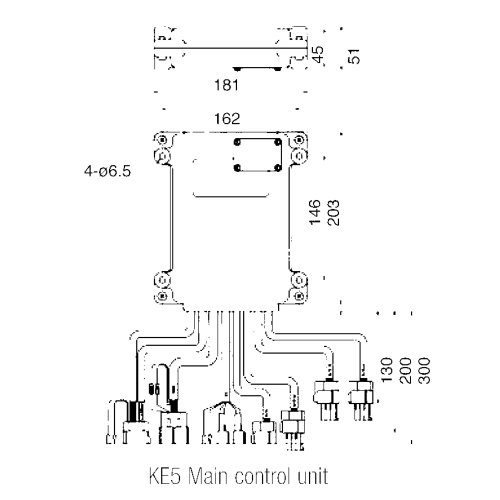 NHK MEC KE Stromkabelbaum 5m (NM0414-28) - 9064830 02 - 9064830