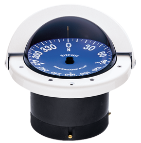 Ritchie Kompass Modell 'Supersport Ss-2000w', 12v, Einbaukompass, Rose &Oslash;114,3mm/5&deg;, Wei&szlig; - 9067024 4 - 9067024