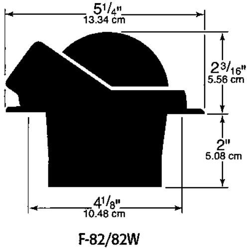 Ritchie Kompass Modell 'Voyager F-82w', 12v, Einbaukompass, Rose &Oslash;76,2mm/5&deg;, Wei&szlig; - 9067055 2 - 9067055