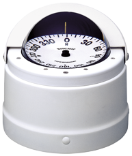 Ritchie Kompass Modell 'Navigator Dnw-200', Aufbaukompass, 12v, Rose &Oslash;114,3mm/5&deg;, Wei&szlig; - 9067092 - 9067092