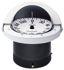 Ritchie Kompass Modell 'Navigator Fnw-201', Einbaukompass, 12v, Rose &Oslash;114,3mm/5&deg;, Wei&szlig; - 9067094 - 9067094