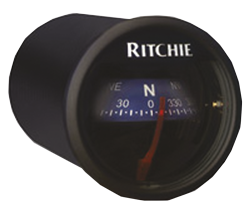 Ritchie Kompass Modell 'Ritchie Sport X-23BU', Armaturenbrettkompass, 12v, Rose &Oslash;50,8mm/5&deg;, Blau - 9067117 2 - 9067117