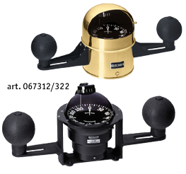 Ritchie Kompass Modell 'Globemaster D-5-S-B' 12/24/32v, Aufbau, Rose &Oslash;127mm/2 Of 5&deg;, Schwarz - 9067310 - 9067310