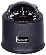 Ritchie Kompass 'Globemaster Sp-5-B', 12/24/32v, Aufbau, &Oslash;127mm/2 Of 5&deg;, Schwarz (Motor & Segel) - 9067350 - 9067350