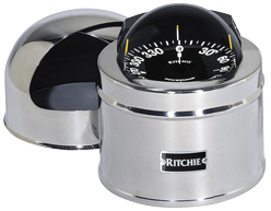 Ritchie Kompass 'Globemaster D-515-Eb', 12/24/32v, Aufbau, &Oslash;127mm/2 Of 5&deg;, Schwarz (Segel) - 9067390 - 9067390