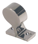 Niro Handlauf-Endst&uuml;ck 120&deg;, &Oslash;22,25mm, H=49mm - 9072215 - 9072215