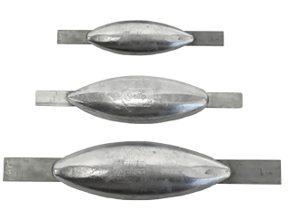 Zink Rumpfanode Mit Anschwei&szlig;laschen, 260x178x60x30mm (1,13kg) - 9077410 - 9077410