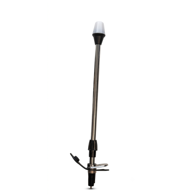Rundumstrahlendes Wei&szlig;es Toplicht, Abnehmbar, 12v/10w, 360&deg;, Schwarzes Geh&auml;use, Klare Linse, H=545mm - 9078605 - 9078605