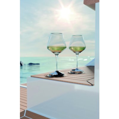SEASIP Edelstahlhalter &ndash; rutschfeste Sockel in Goldoptik &ndash; f&uuml;r Weingl&auml;ser mit Stiel - 9081280 5 - 9081280