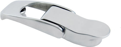 Niro Backskistenverschlu&szlig; Mit Federendem B&uuml;gel, A=82mm, B=25mm, C=15mm - 9098105 1 - 9098105
