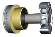 Hydradrive einzelne, selbststellende Staudrucklager