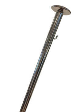 Niro Flaggenstock, L=600mm &Oslash;25mm, Mit 2 Haken - 913812 72dpi 2 - 913813