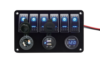 Allpa Gang Rocker Switch Panel Mit Voltmeter + Usb + Powersocket - A6sw11b134010 72dpi 1 - 9078612