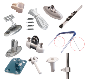 Nylon Schwenkbares Endst&uuml;ck - Accessoires zonnetenten - 124516