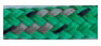 Allcord-19, Doppelt Geflochtene Schotleine Full Color, &Oslash;10mm, Gr&uuml;n Mit Grauem Kennfaden, 200m - Al1906 gr 1 1 - AL1910/GR