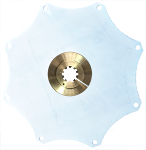 PSMC-20 1-Stufe D&auml;mpferplatte, 250Nm, &Oslash;241.30, Kreis &Oslash;222.20 - 8x&Oslash;9mm, Z=10 - Al400004c - AL400004/C